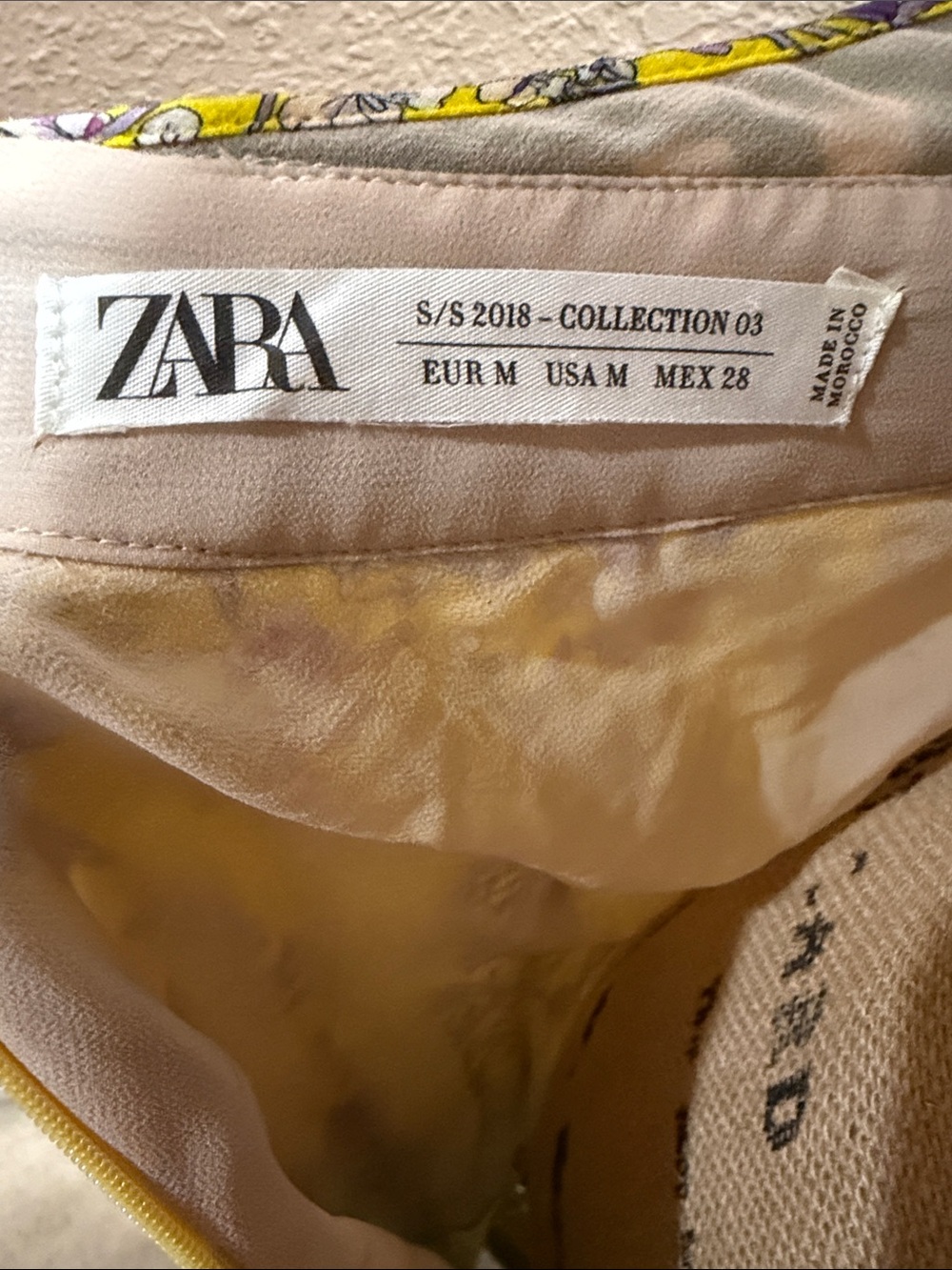 ZARA Asymmetrical Patchwork Green Boho Bloggers Favorite Halter Dress - Picture 8 of 8